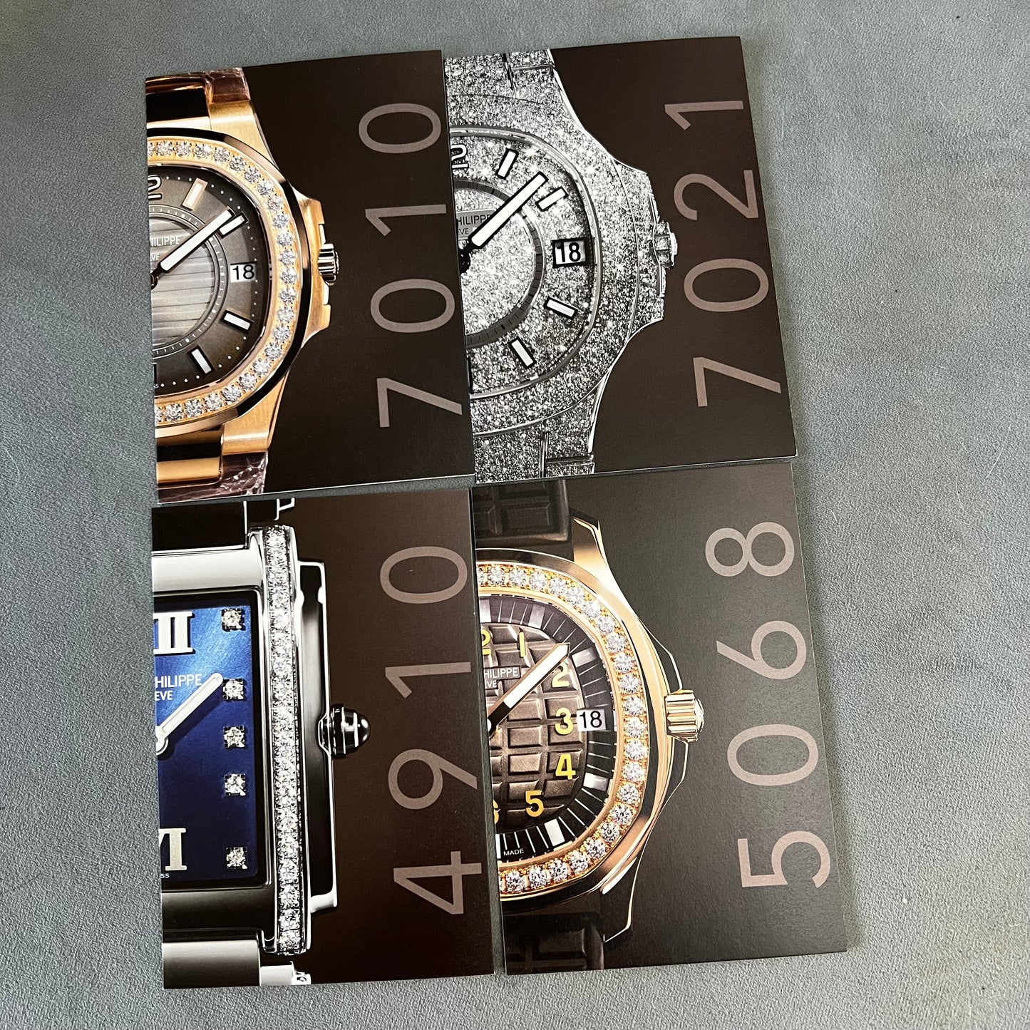 PATEK PHILIPPE New Models 2010 Set of 22 Cards 6.30x4.5x1.5 inches