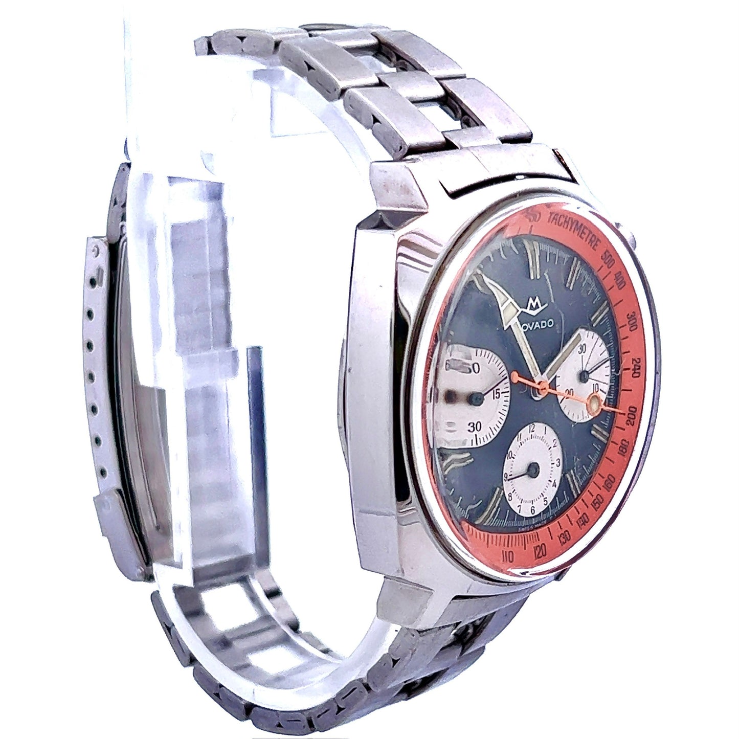 MOVADO SUPER SUB SEA Manual Winding 40mm Chronograph Steel Watch