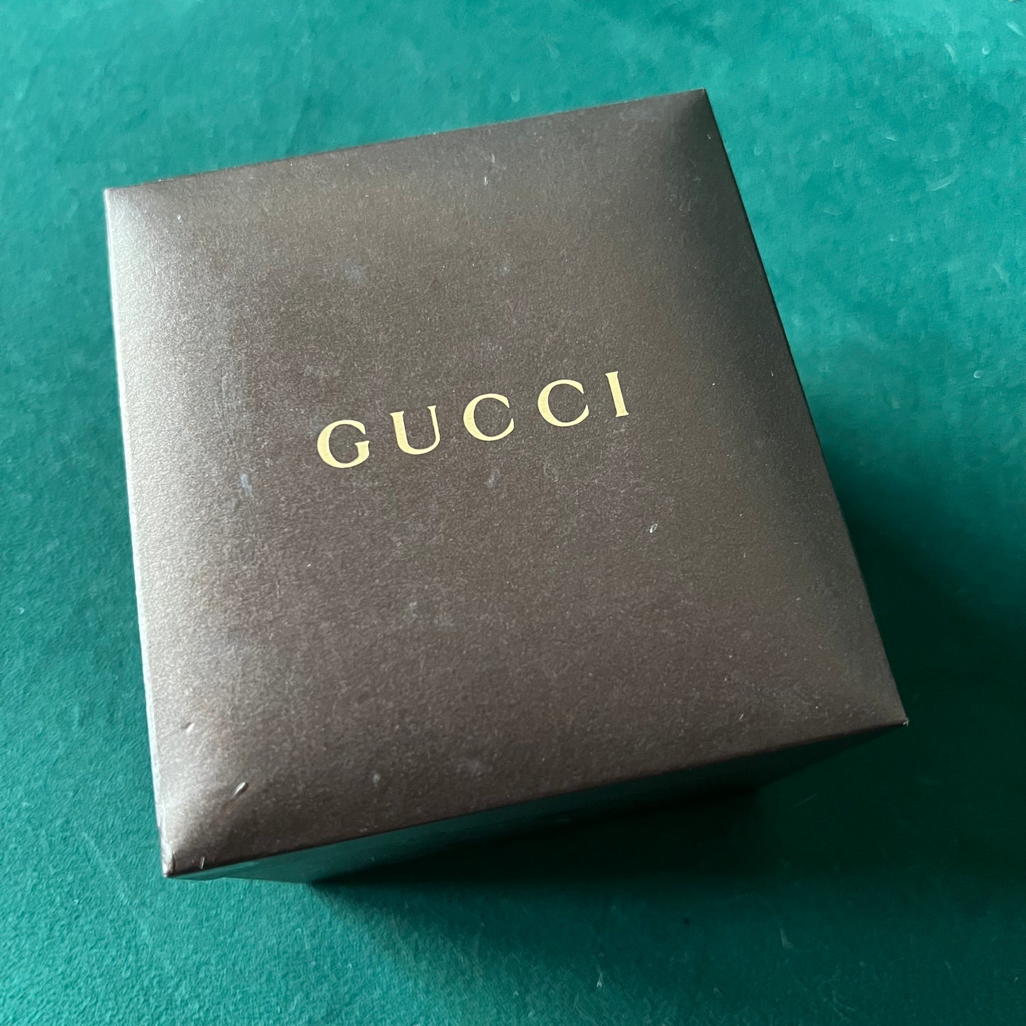 GUCCI Brown Box 4.75x4.5x4.10 inches