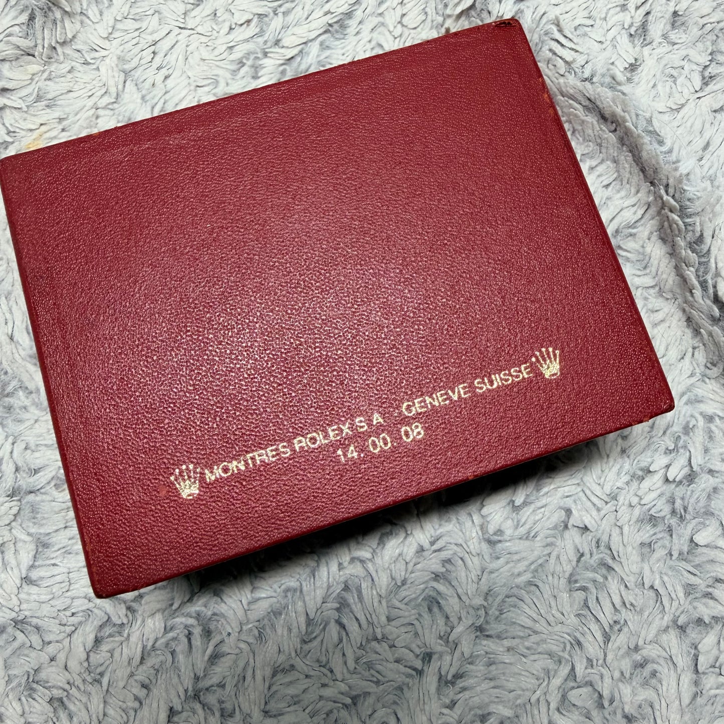 ROLEX Red Box 5.25x4.10x2 inches