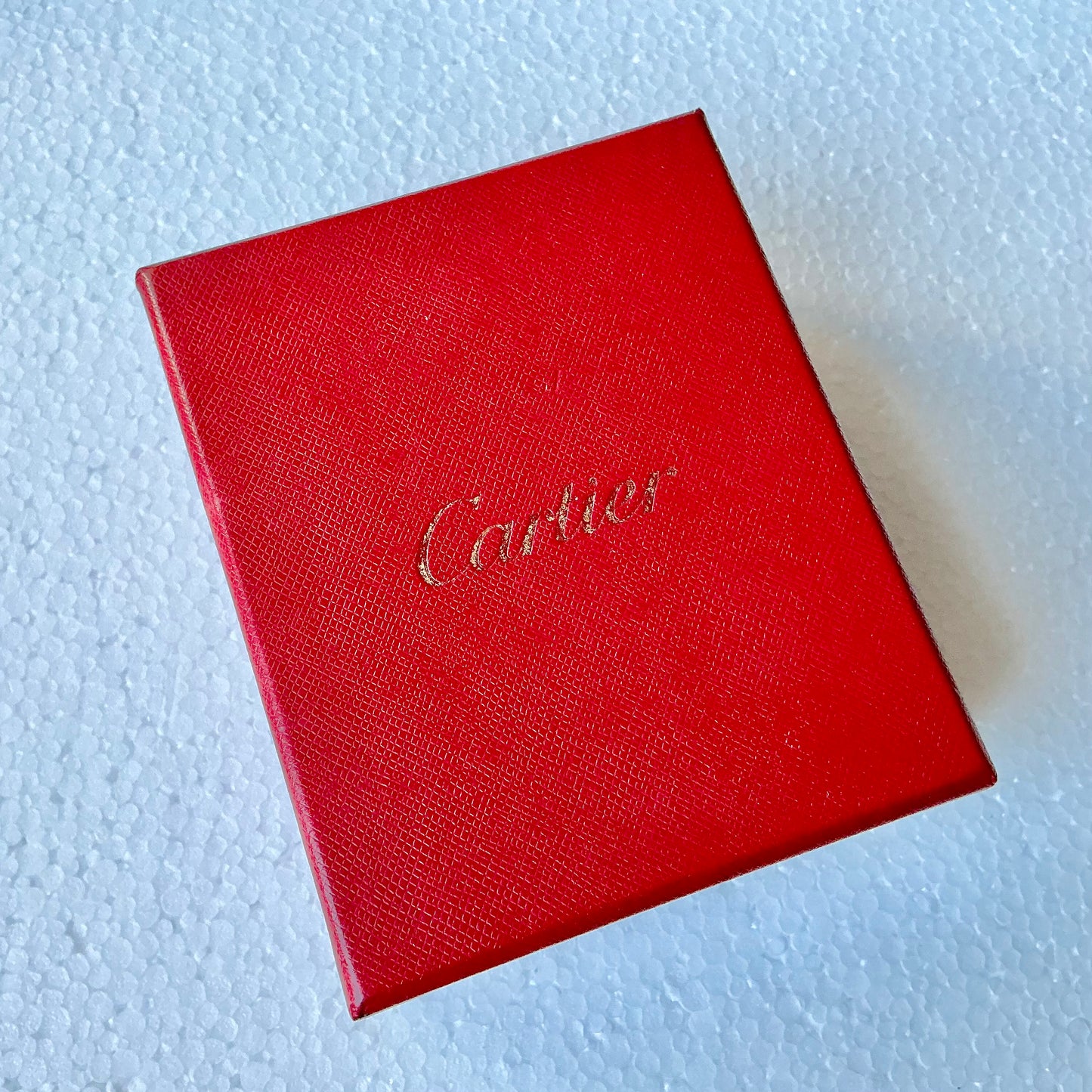 CARTIER Double Alliance Ring Box + Outer Box 4.5x3.60x2 inches