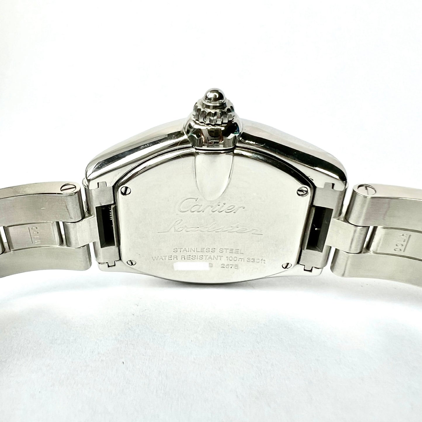 CARTIER ROADSTER Quartz 31mm Steel 0.75TCW DIAMOND Watch