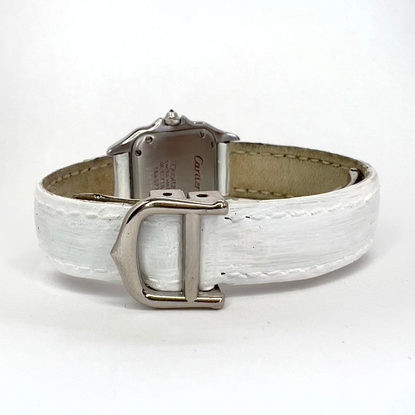 CARTIER PANTHERE 23mm Quartz 2 Tone 0.88TCW DIAMOND Watch White Dial