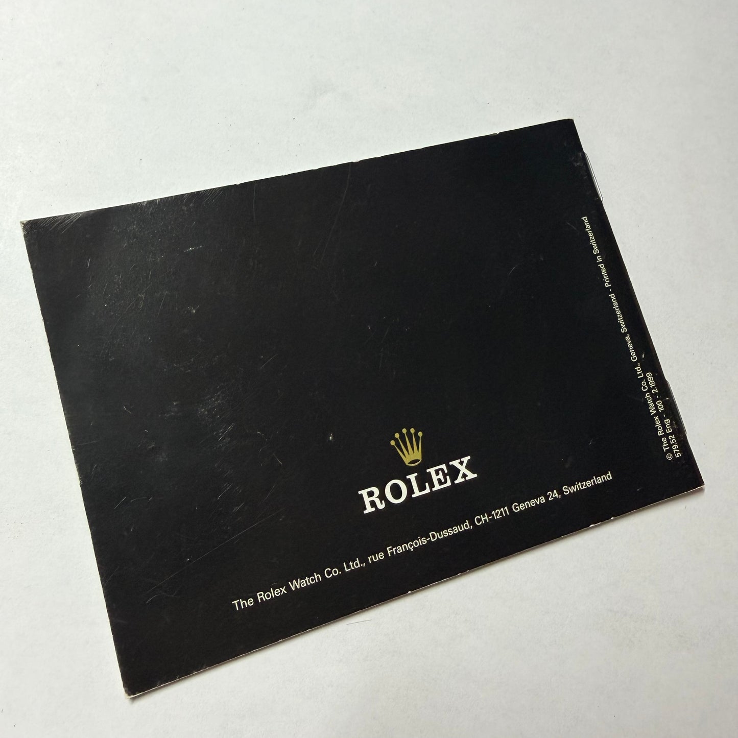 ROLEX Oyster 1995 Booklet/Pamphlet English