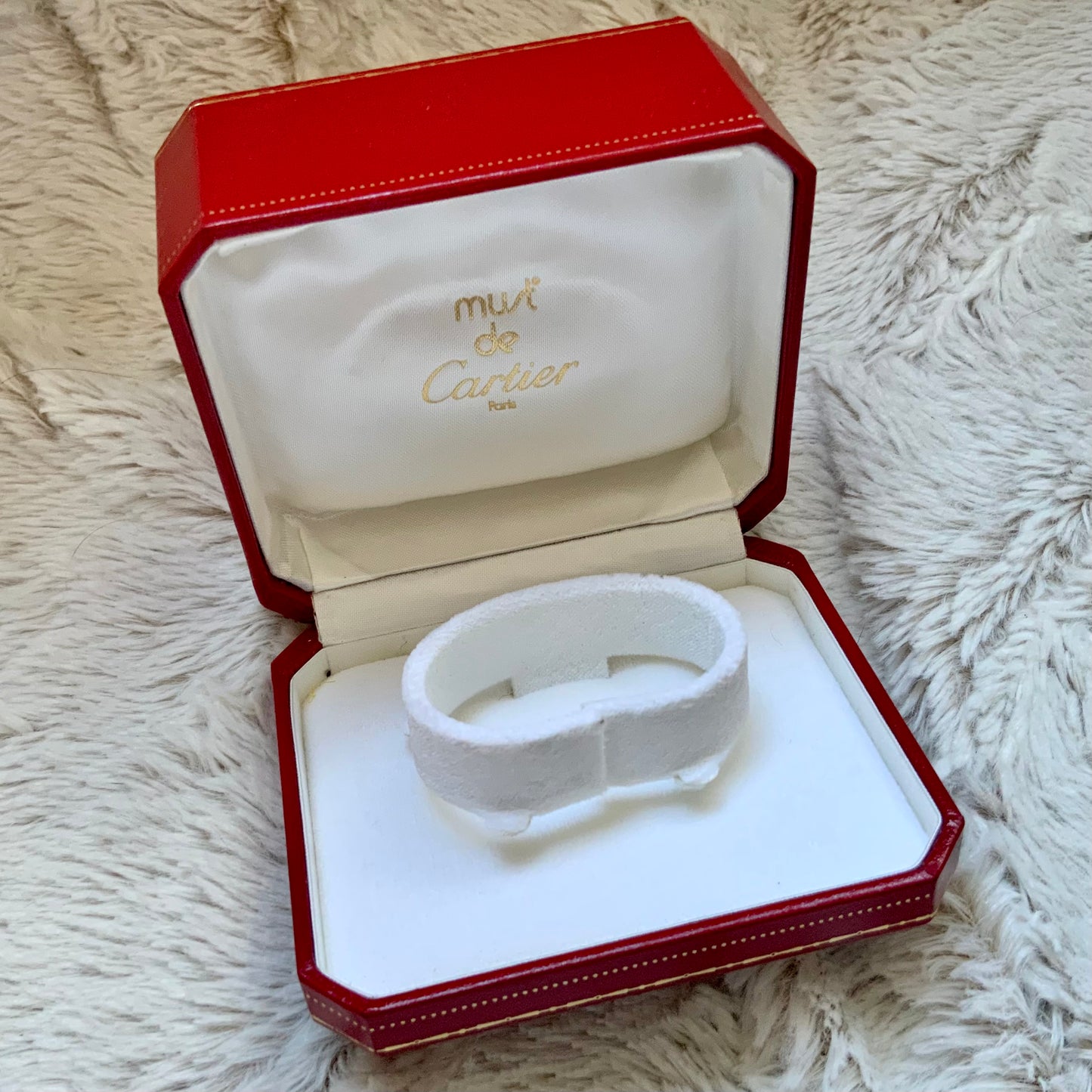 MUST DE CARTIER VERMEIL 24mm Quartz GoldPlated Silver 0.68TCW Diamond Watch