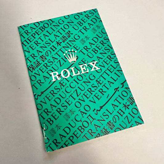 ROLEX Translation Booklet/Pamphlet