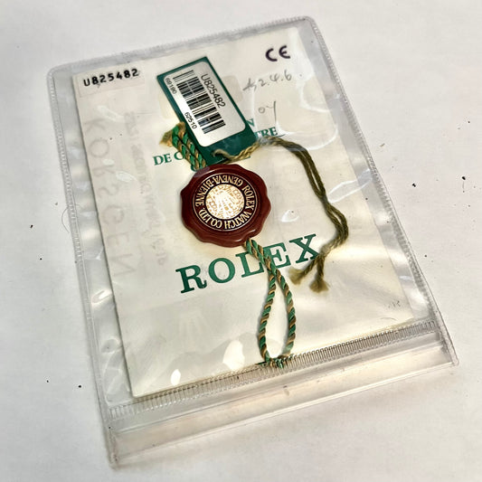 ROLEX Filled Warranty Certificate Plus 2 Hang Tags