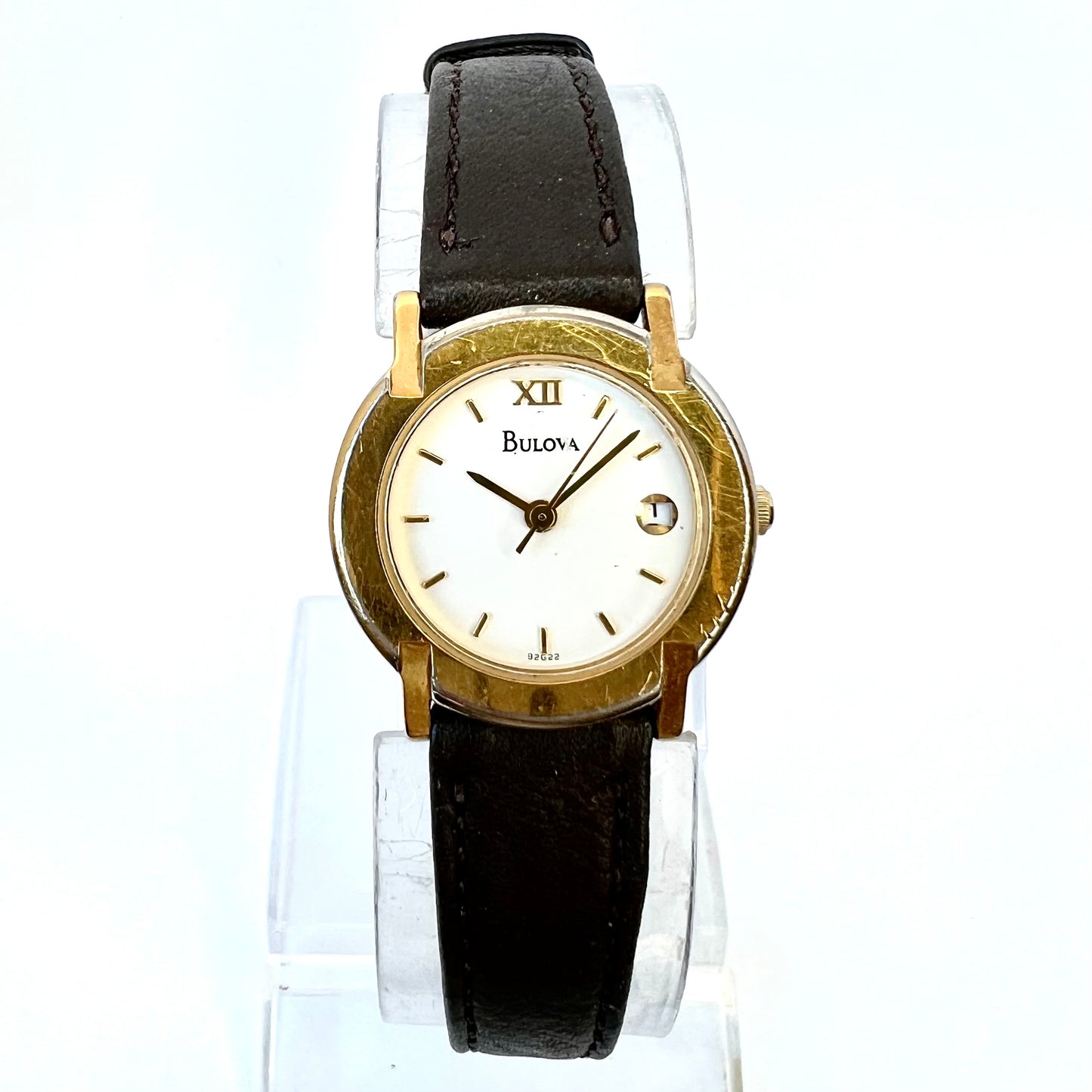 BULOVA Quartz 25mm GP Steel Watch
