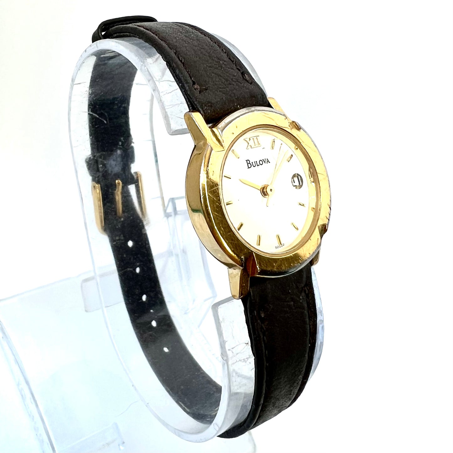 BULOVA Quartz 25mm GP Steel Watch