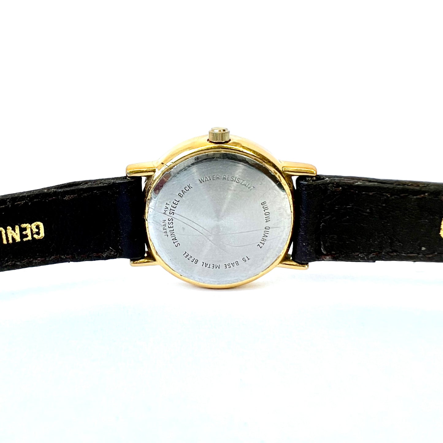 BULOVA Quartz 25mm GP Steel Watch