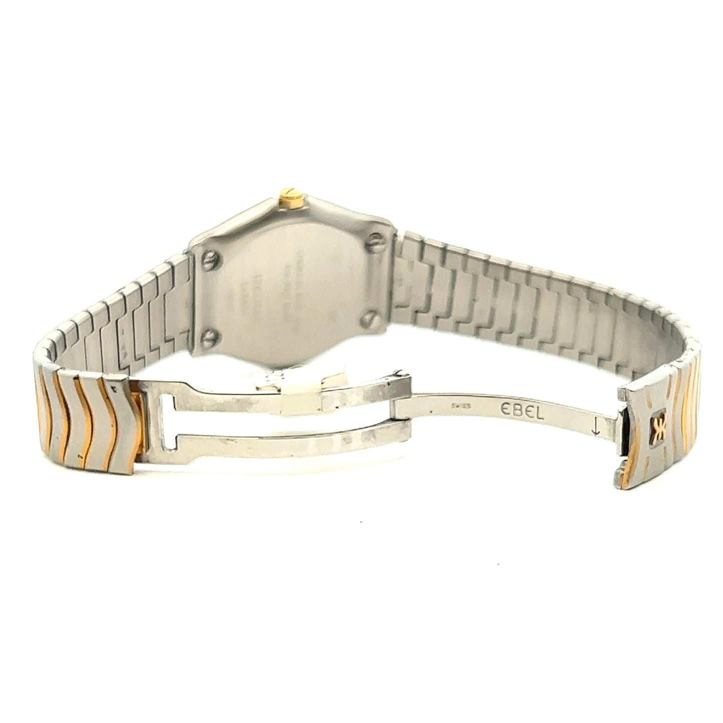 EBEL WAVE Quartz 27mm 2 Tone Factory Diamond Watch