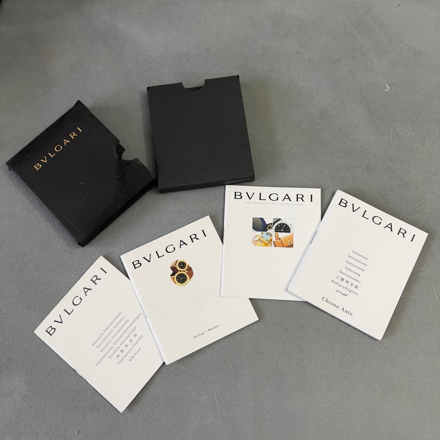 BULGARI Box + Booklets + Outer Box