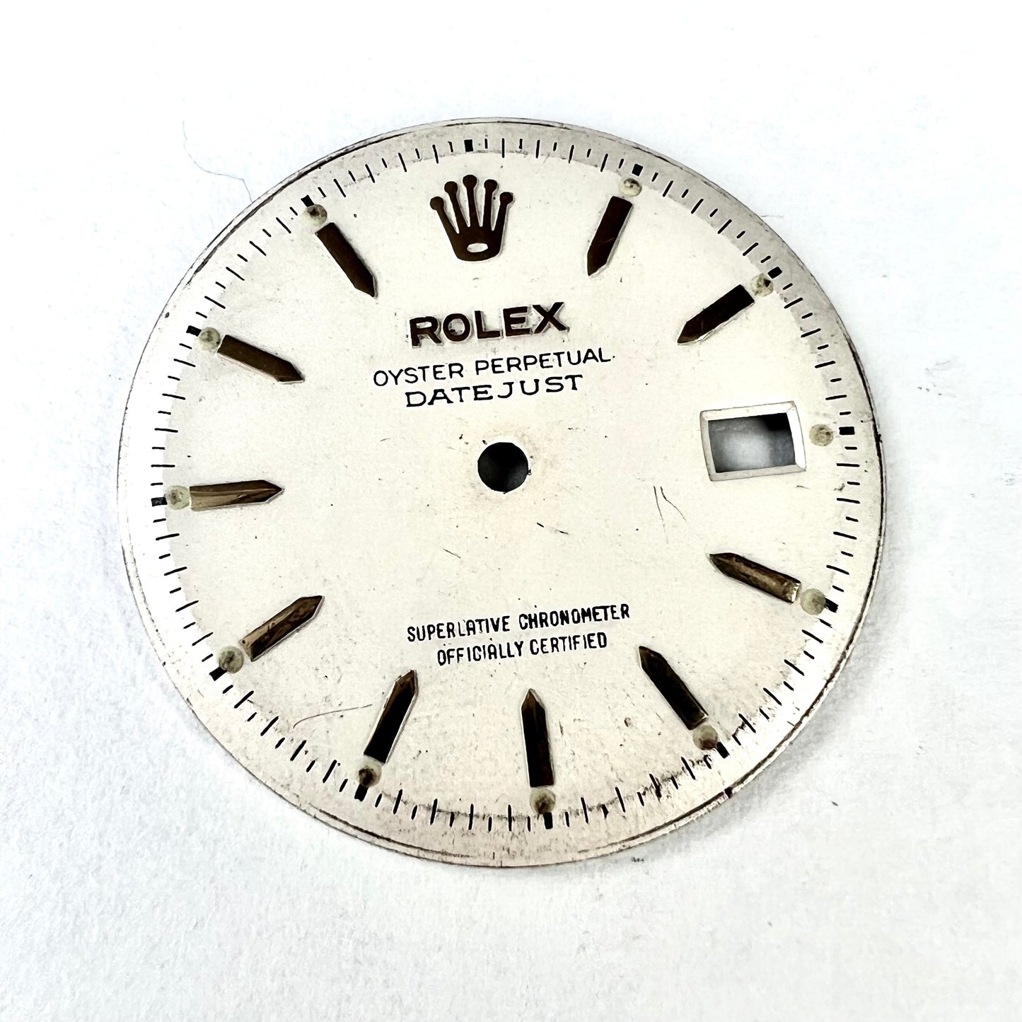 ROLEX 28.3mm Off White Color Gold Hour Markers Dial for 36mm ROLEX DATEJUST