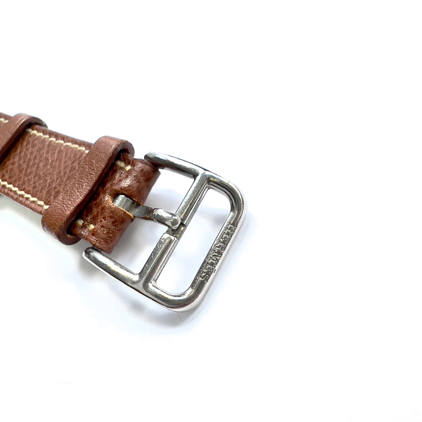 HERMES HEURE H Steel Quartz 25mm 0.91TCW DIAMOND Watch