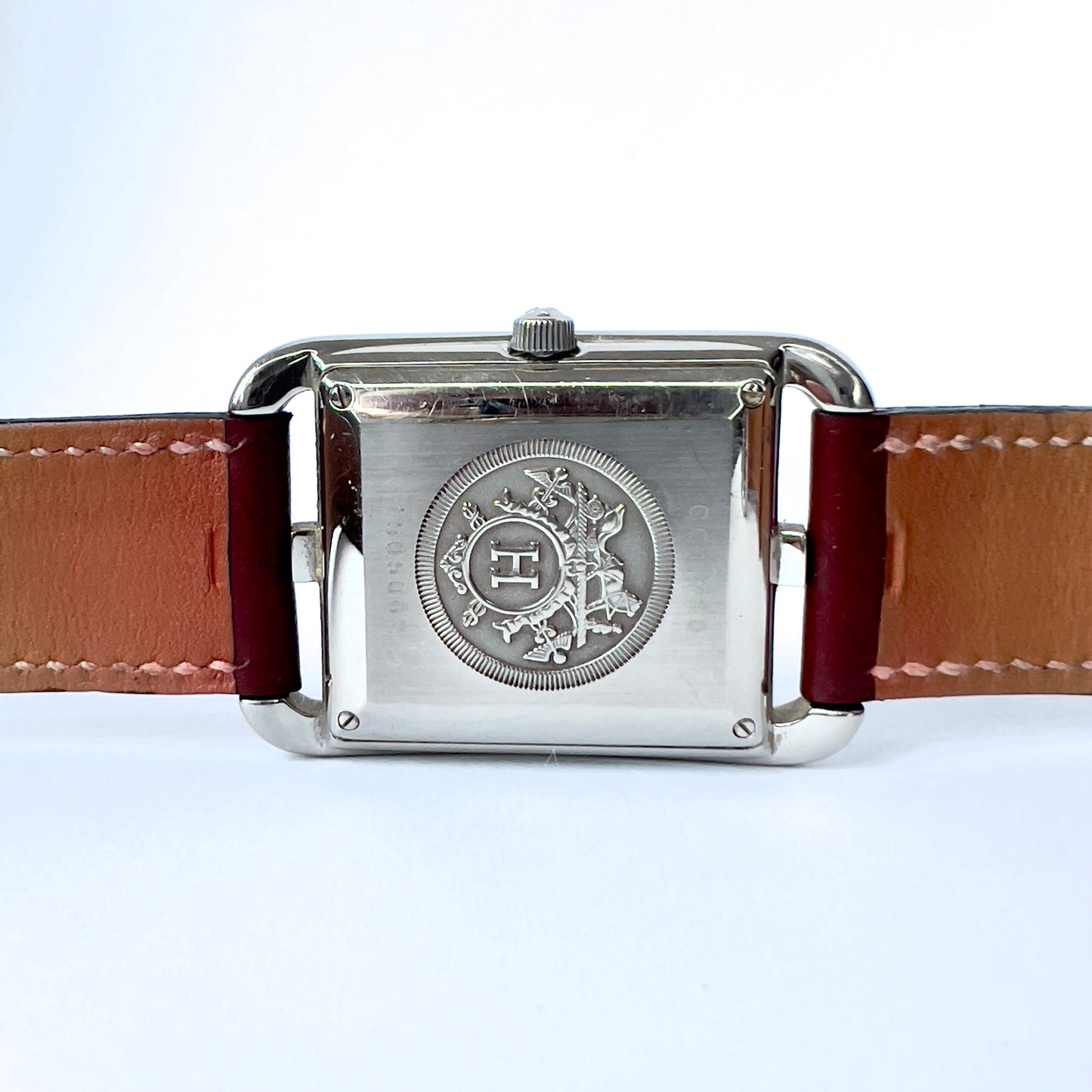 HERMÈS CAPE COD Automatic 29mm Steel Watch Double Tour Band