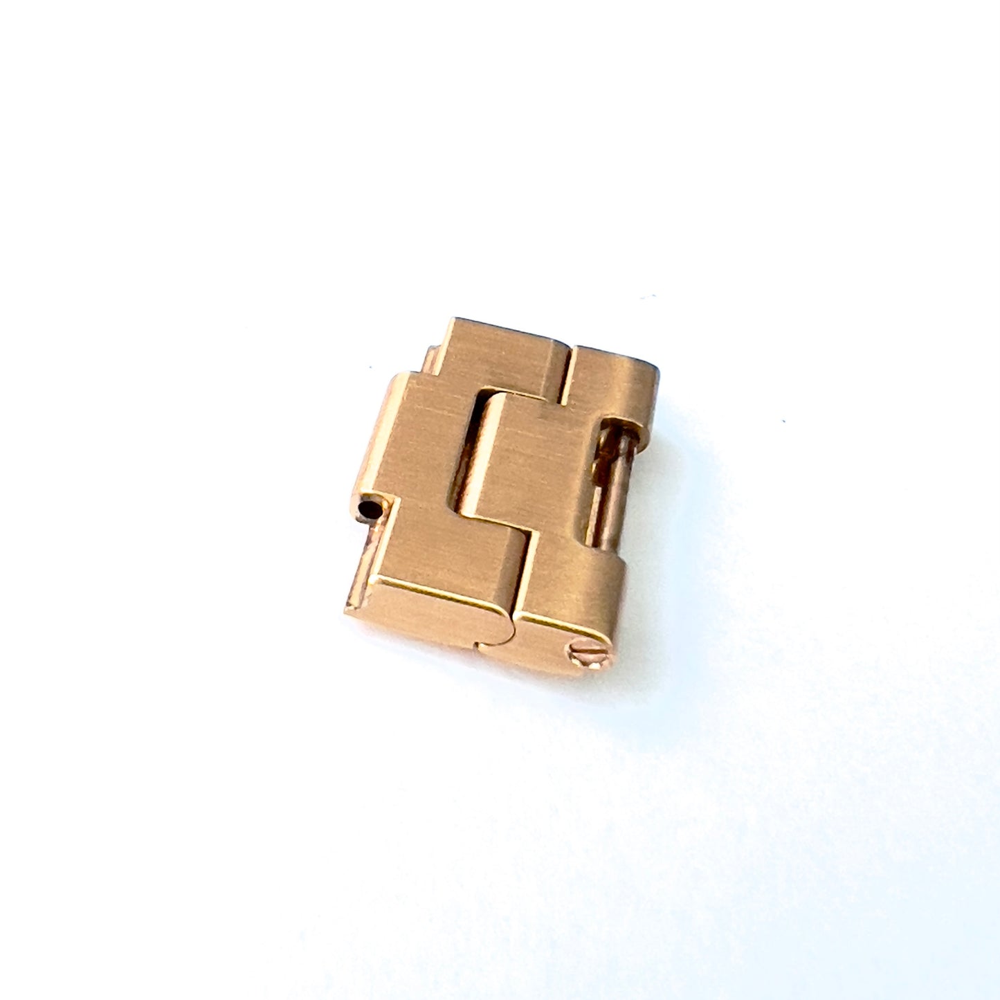 CARTIER BAIGNOIRE 18K Rose Gold Complete Link 17mm