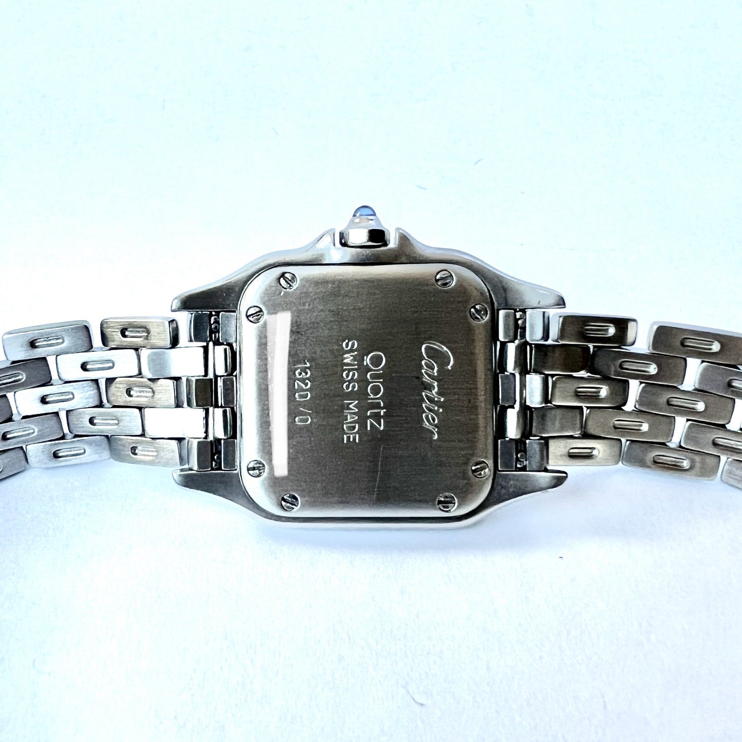 CARTIER PANTHERE Quartz 23mm Steel 0.32TCW DIAMOND Watch LMT EDITION Dial