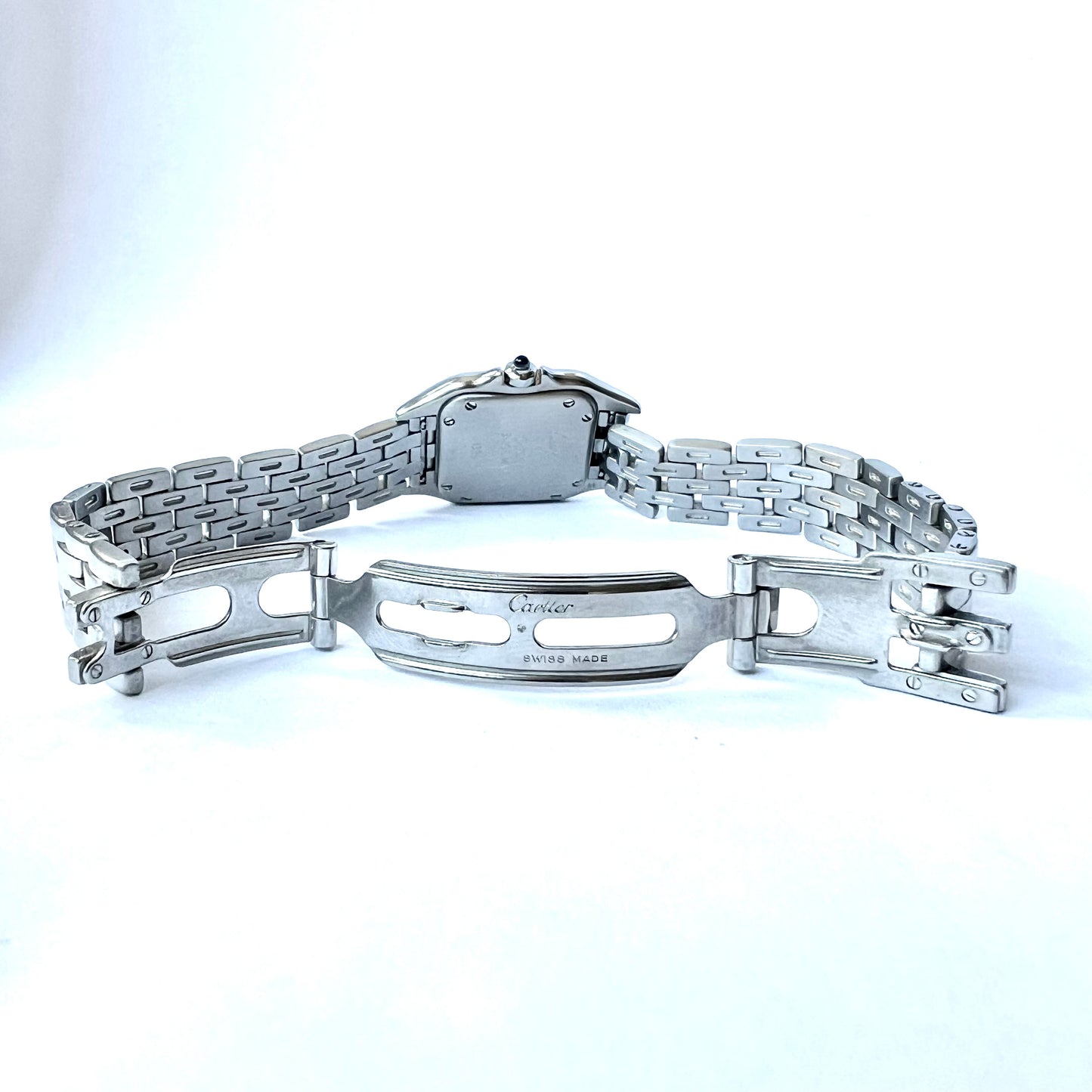 CARTIER PANTHERE Quartz 23mm Steel 0.32TCW DIAMOND Watch LMT EDITION Dial