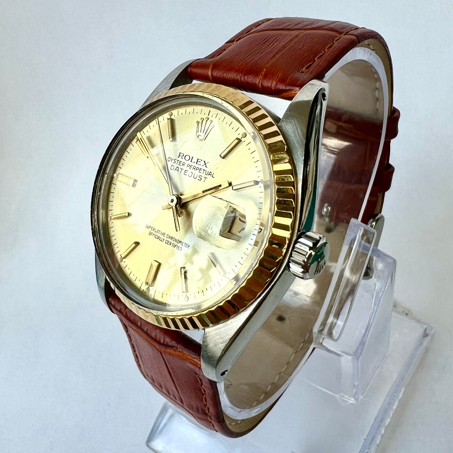 ROLEX DATEJUST Automatic 36mm 2 Tone Watch