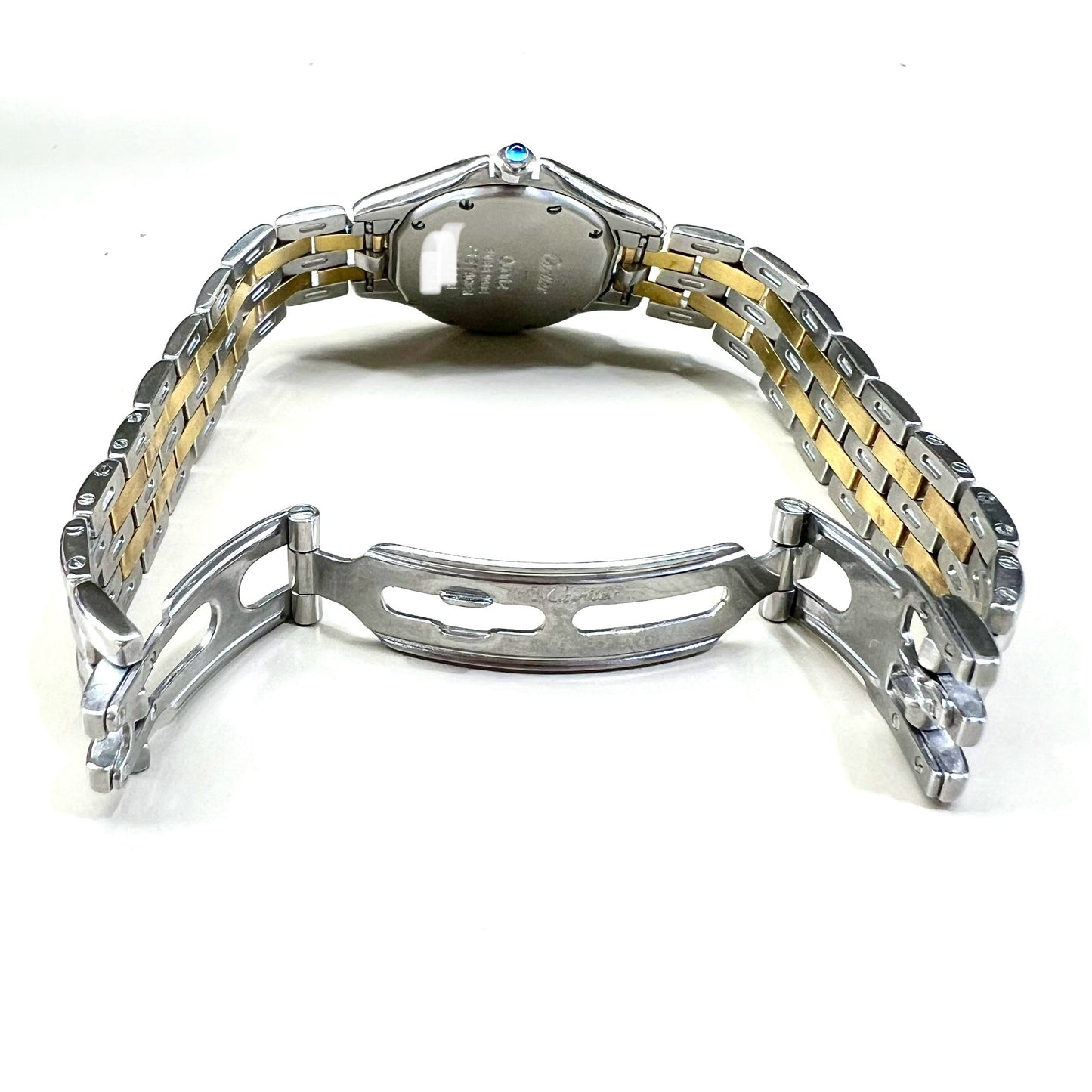CARTIER PANTHERE COUGAR Quartz 27mm 2 Row Gold 0.84TCW Diamond Watch
