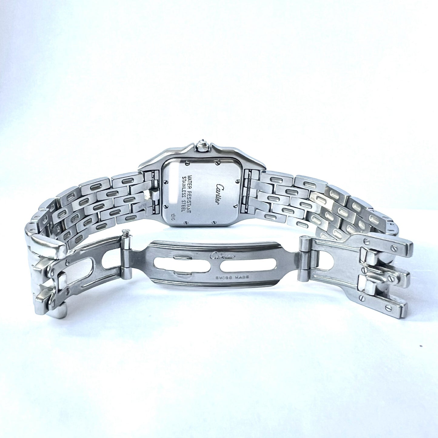 CARTIER PANTHERE Quartz 27mm Steel 1.27TCW Diamond Watch