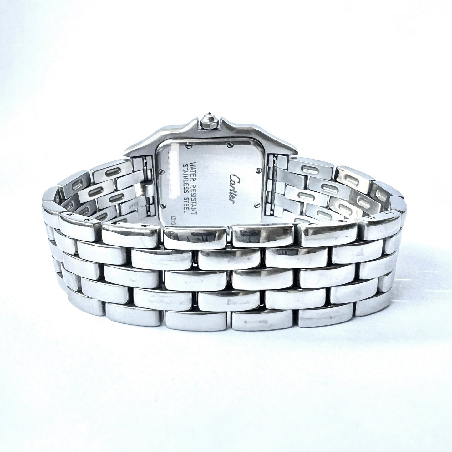 CARTIER PANTHERE Quartz 27mm Steel 1.27TCW Diamond Watch