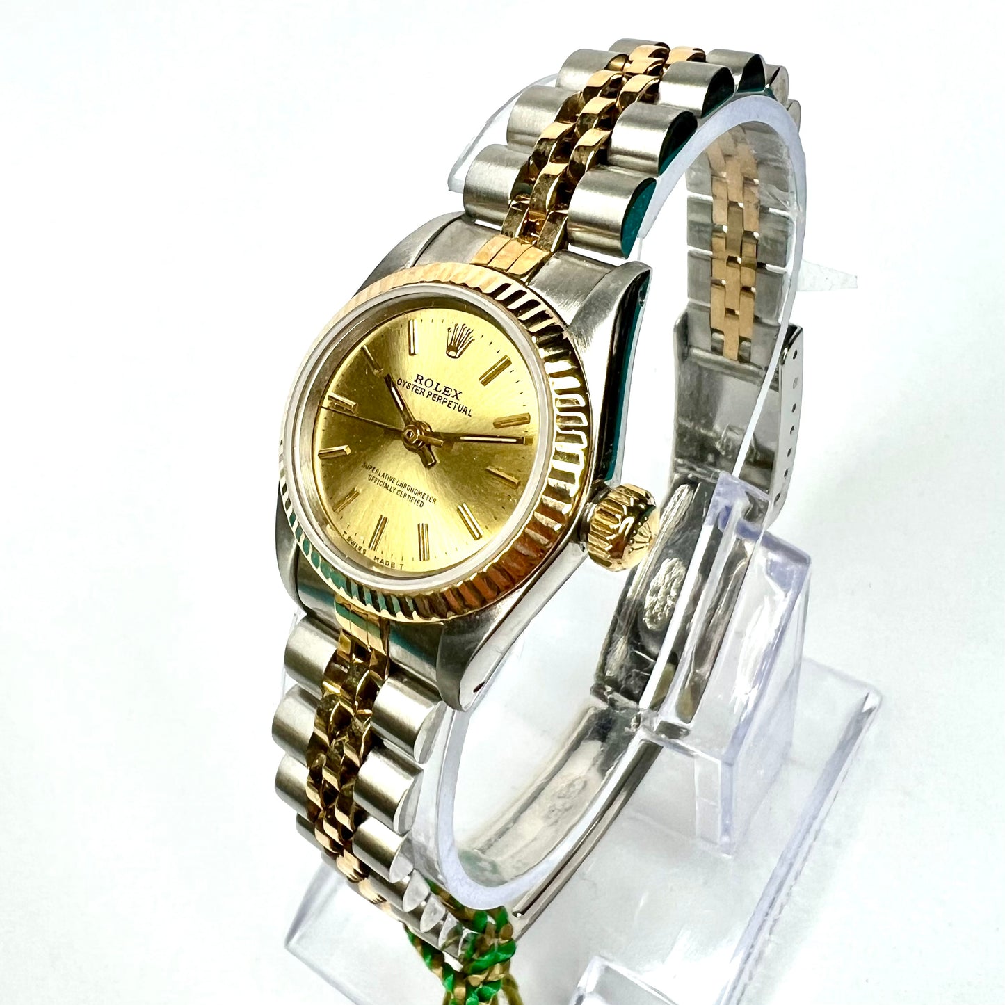 ROLEX Oyster Perpetual Automatic 24mm 2 Tone Jubilee Bracelet Watch