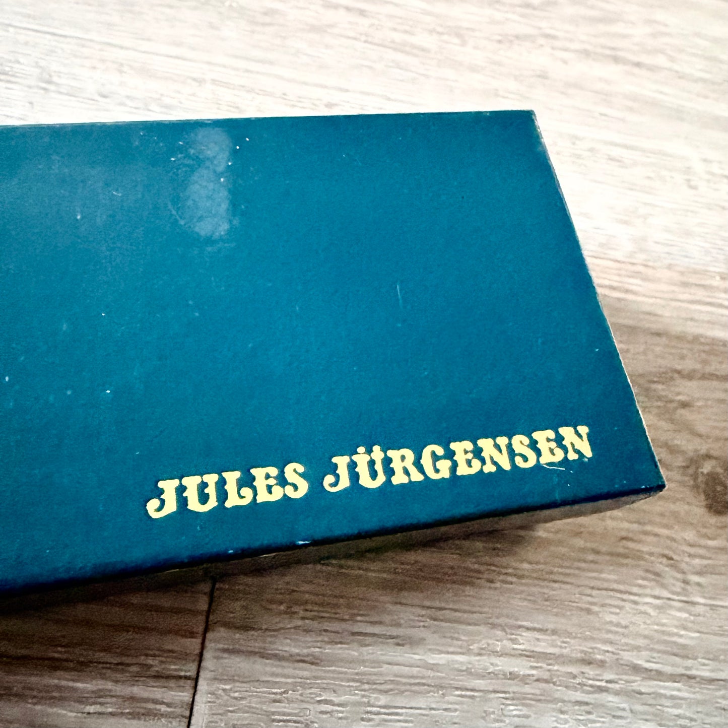 JULES JÜRGENSEN Blue/Cream Box + Outer Box 9.90x2.75x1.60 inches + Booklet