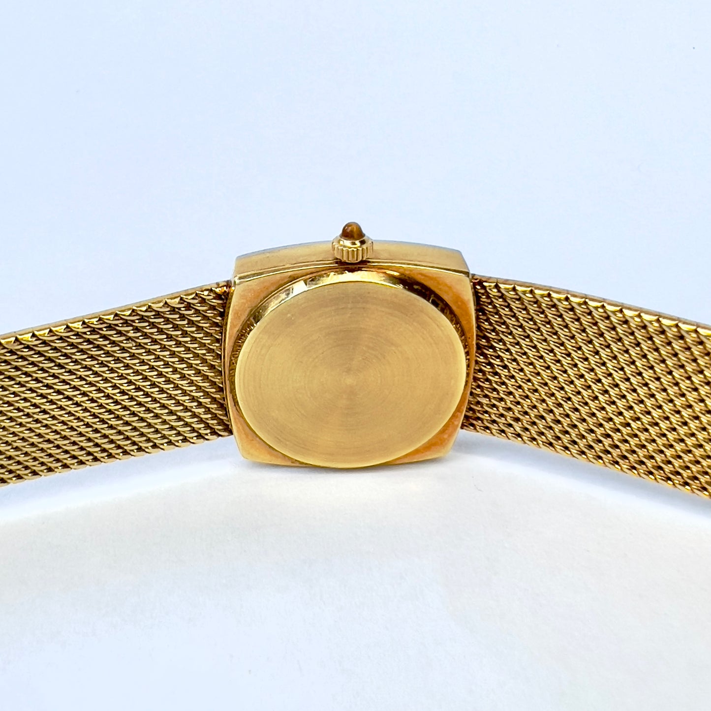 CHOPARD 23mm Hand Winding 18K Yellow & White Gold ~1TCW FACTORY Diamonds Watch Tiger Eye Dial