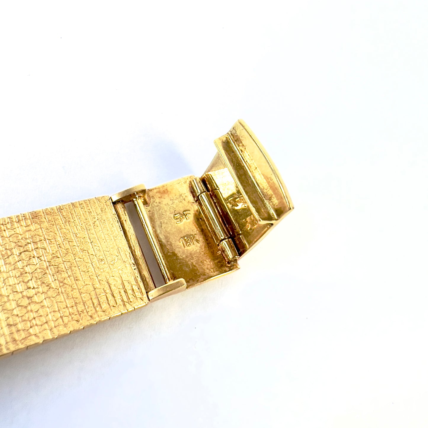 CHOPARD 23mm Hand Winding 18K Yellow & White Gold ~1TCW FACTORY Diamonds Watch Tiger Eye Dial