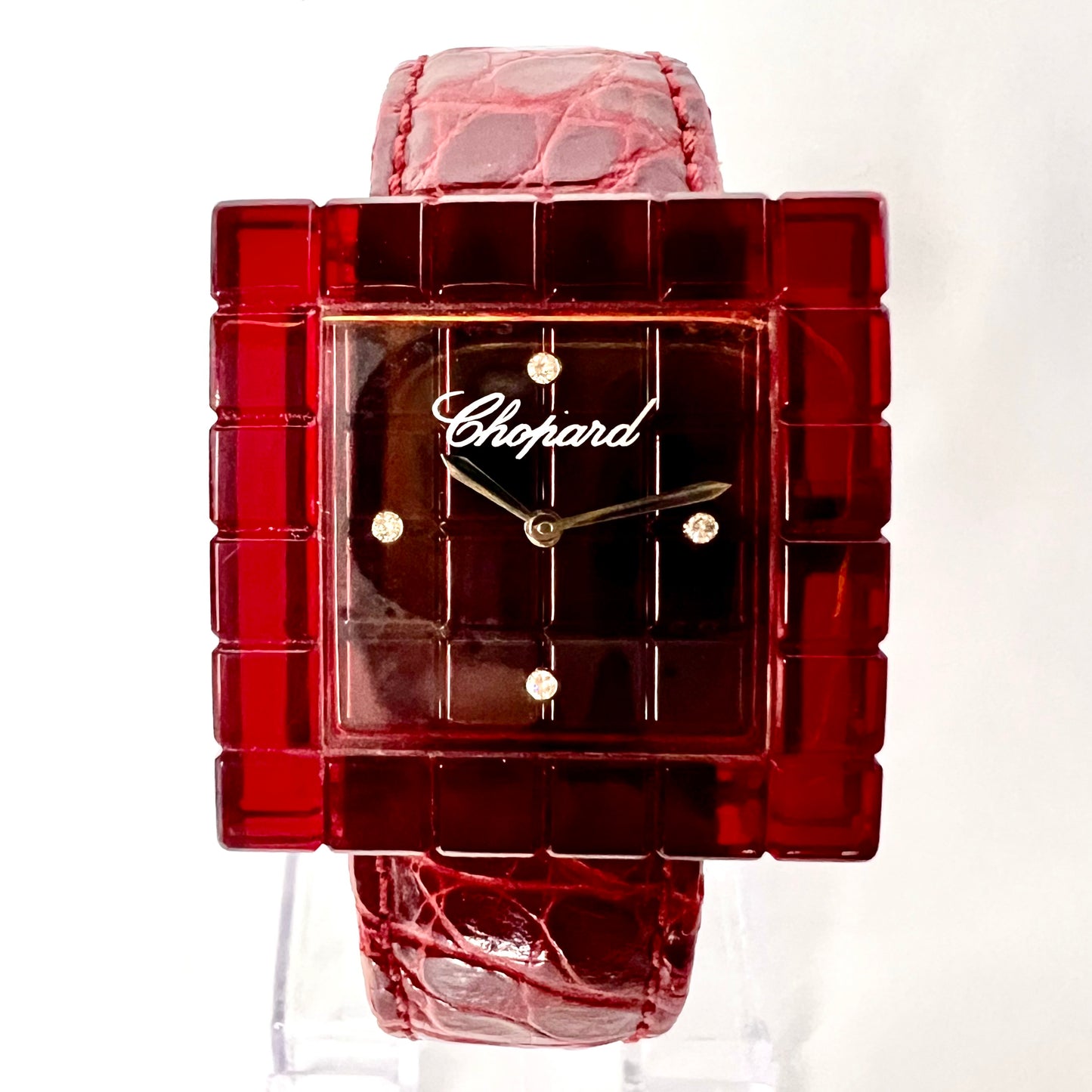 CHOPARD BE MAD Quartz 32mm Plastic/Steel Diamond Dial Watch