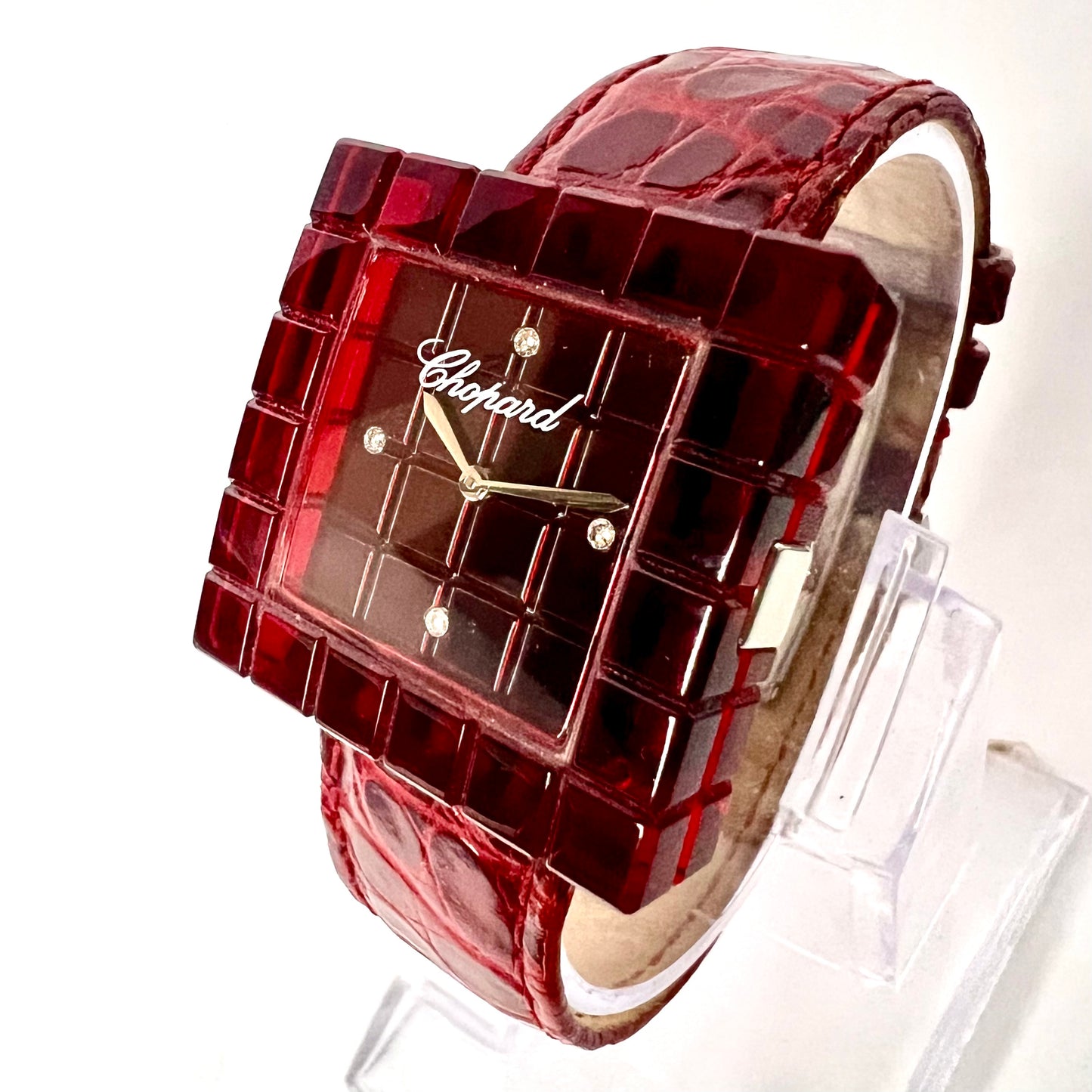 CHOPARD BE MAD Quartz 32mm Plastic/Steel Diamond Dial Watch
