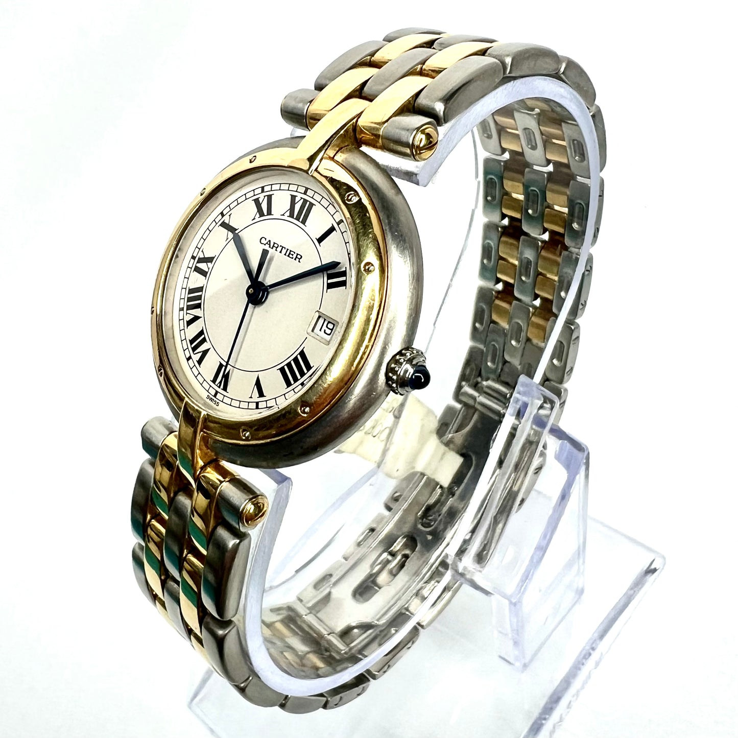 CARTIER PANTHERE VENDOME 30mm Quartz 2 Row Gold Watch