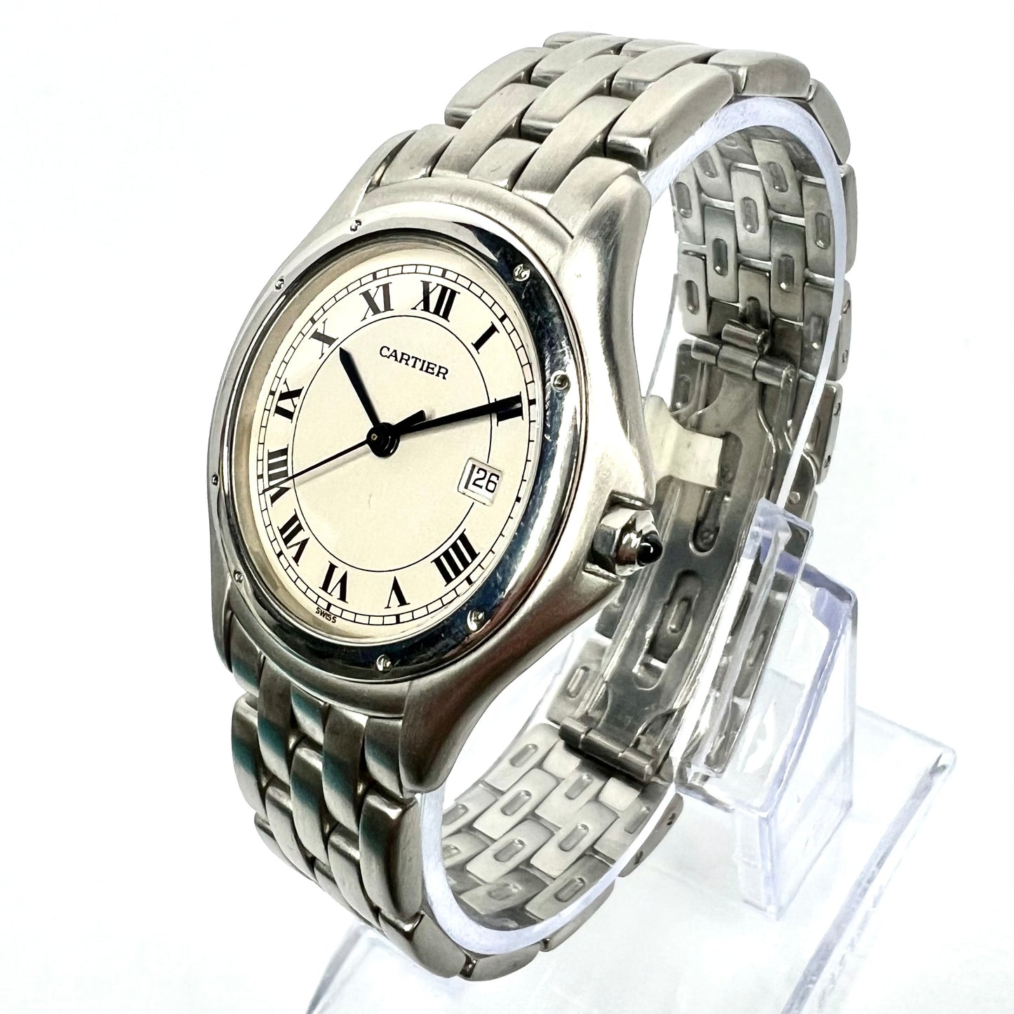 CARTIER PANTHERE COUGAR Quartz 32mm Steel Watch