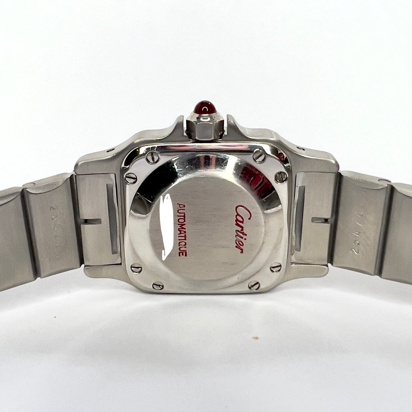 CARTIER SANTOS GALBEE 24mm Automatic 2 Tone 0.69TCW Diamond Watch