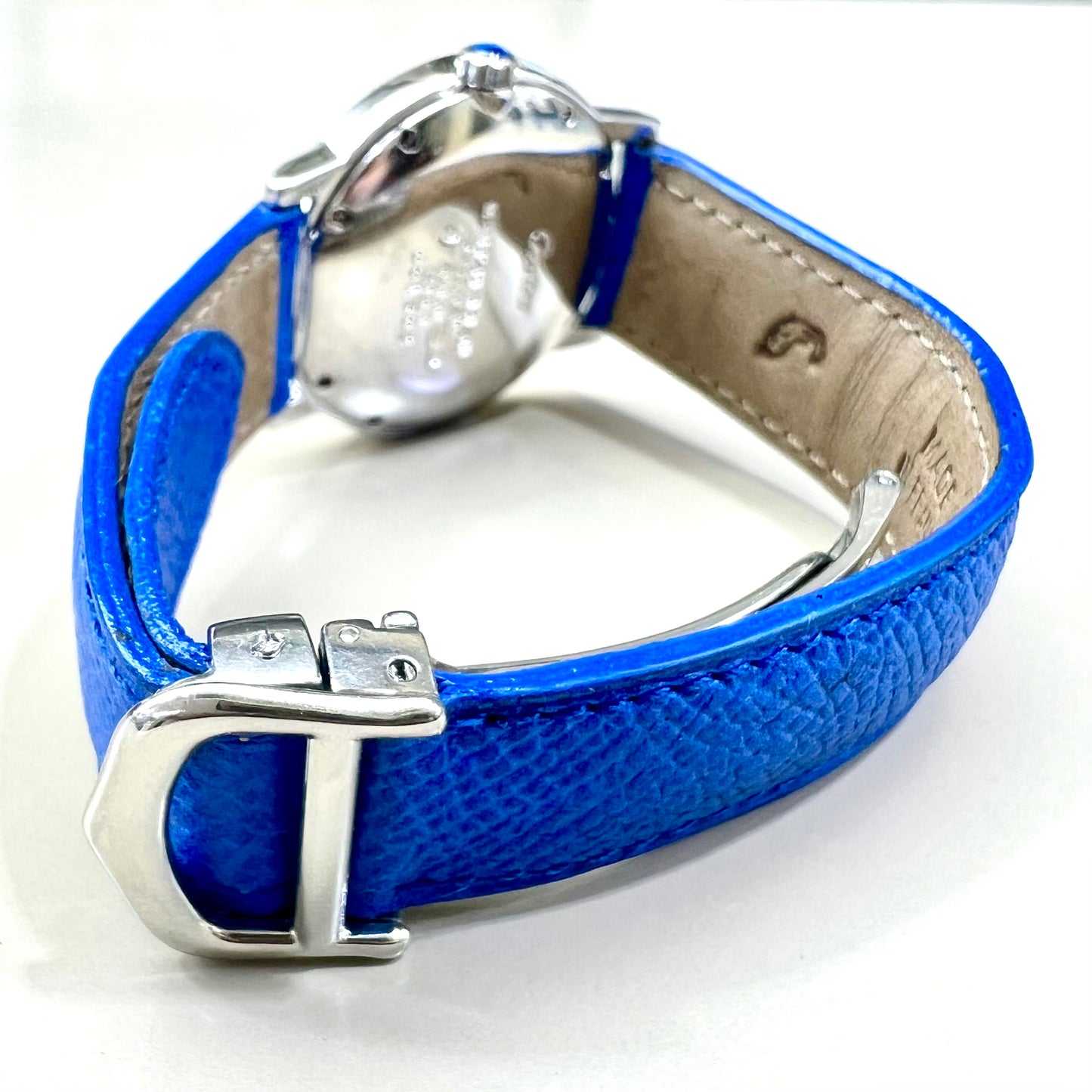 CARTIER RONDE 32mm Quartz Silver 0.52TCW DIAMONDS & 2.52TCW Blue SAPPHIRES Watch