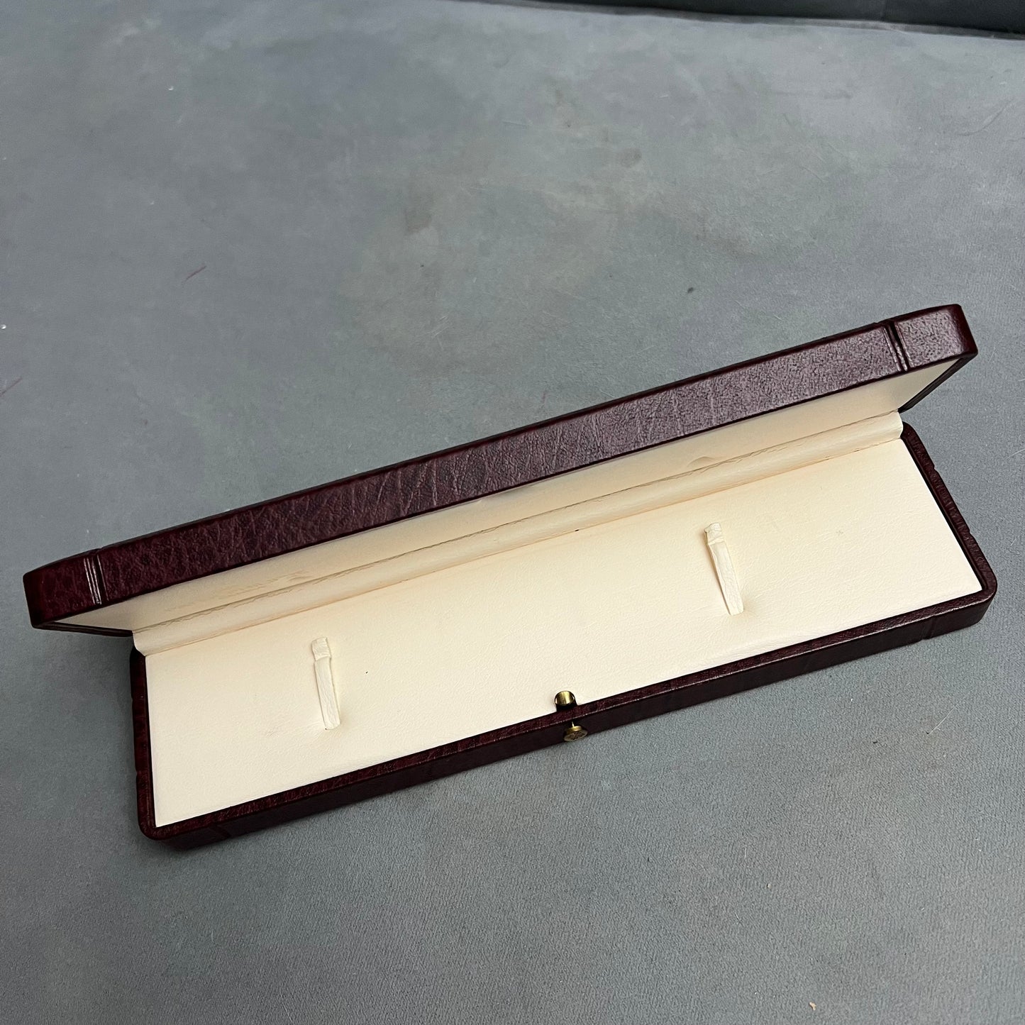 PATEK PHILIPPE Burgundy Box + Outer Box 10.30x3.10x1.75 inches