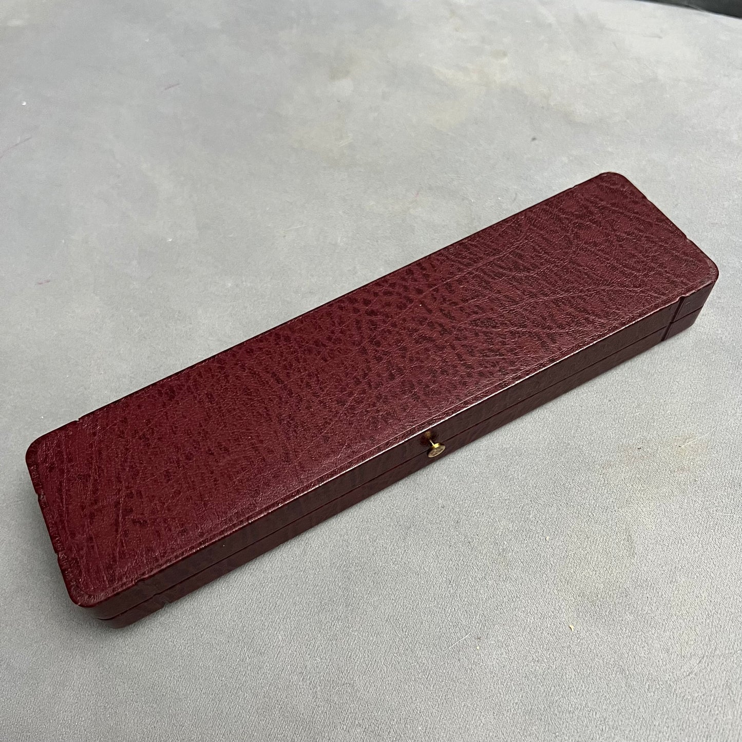 PATEK PHILIPPE Burgundy Box + Outer Box 10.30x3.10x1.75 inches