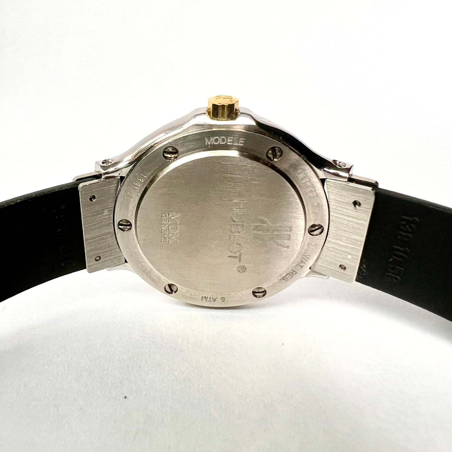 HUBLOT MDM 1391 2 Quartz 28mm 2 Tone 0.48TCW DIAMOND Watch