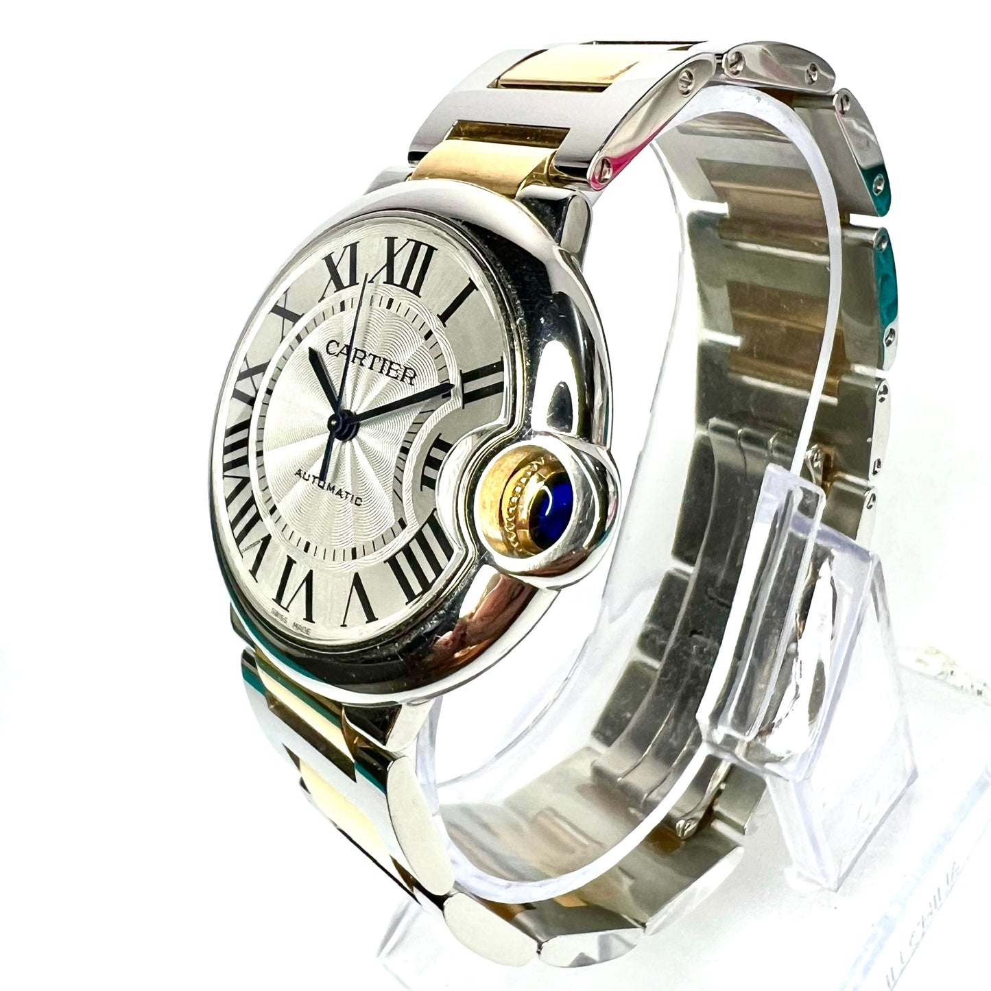 NEW CARTIER BALLON BLEU 36mm Automatic 2 Tone Watch