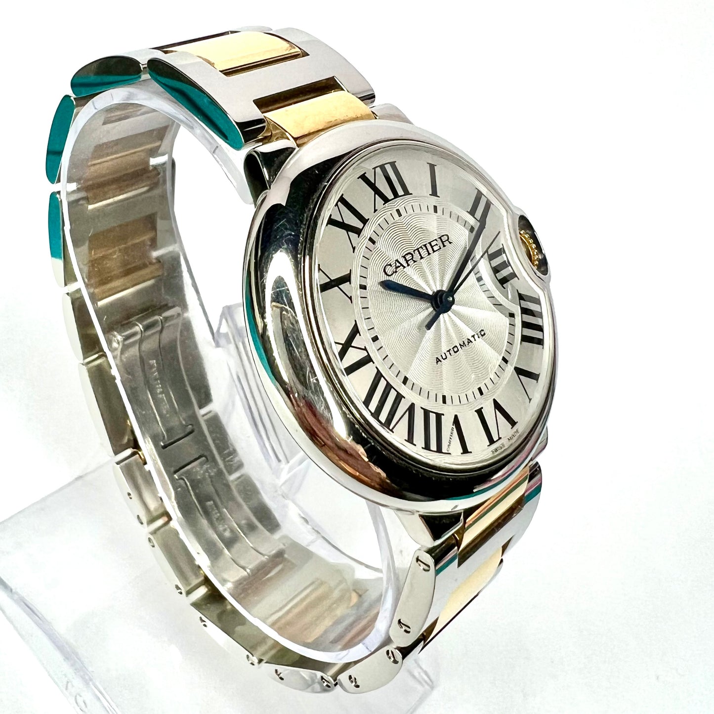 NEW CARTIER BALLON BLEU 36mm Automatic 2 Tone Watch