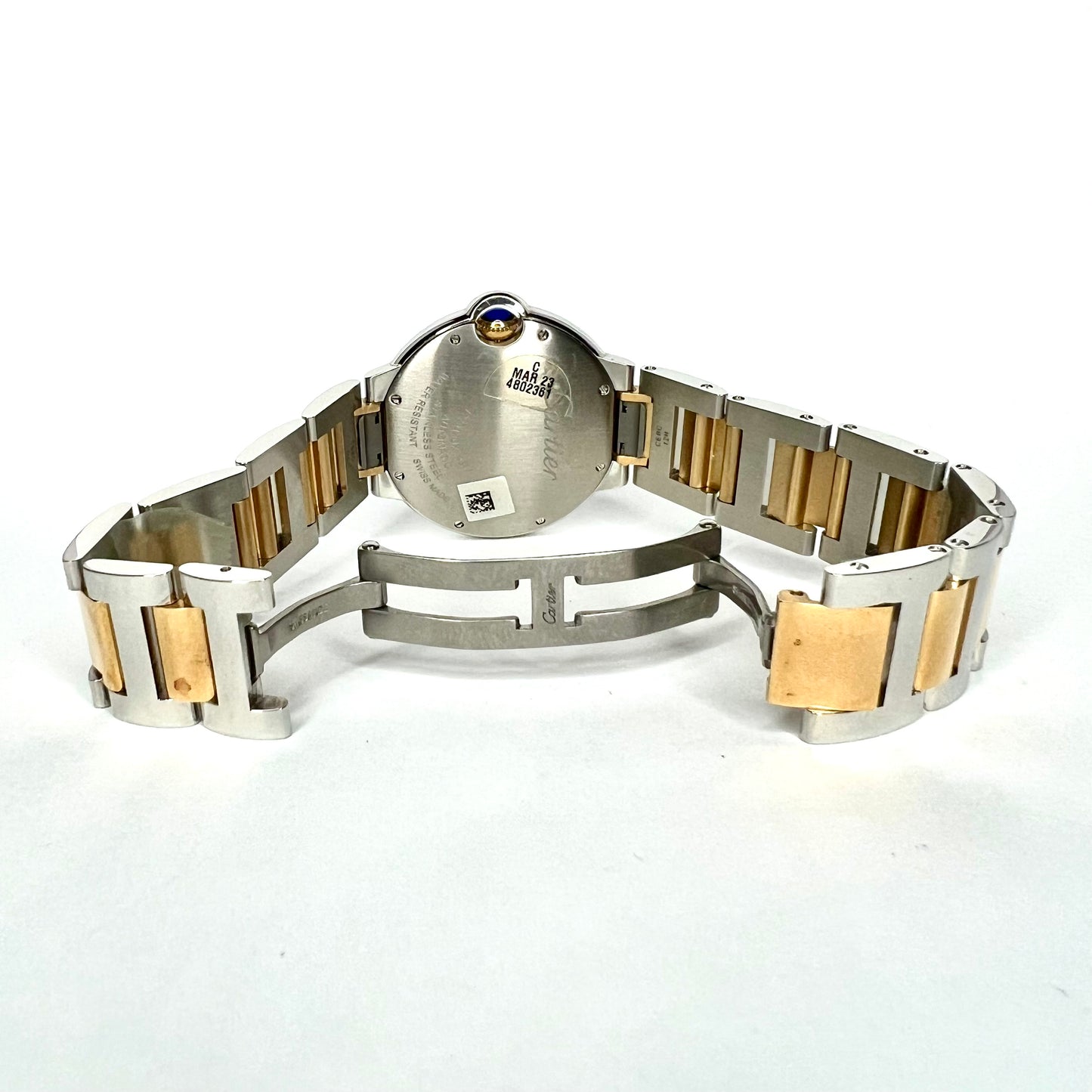 NEW CARTIER BALLON BLEU 36mm Automatic 2 Tone Watch