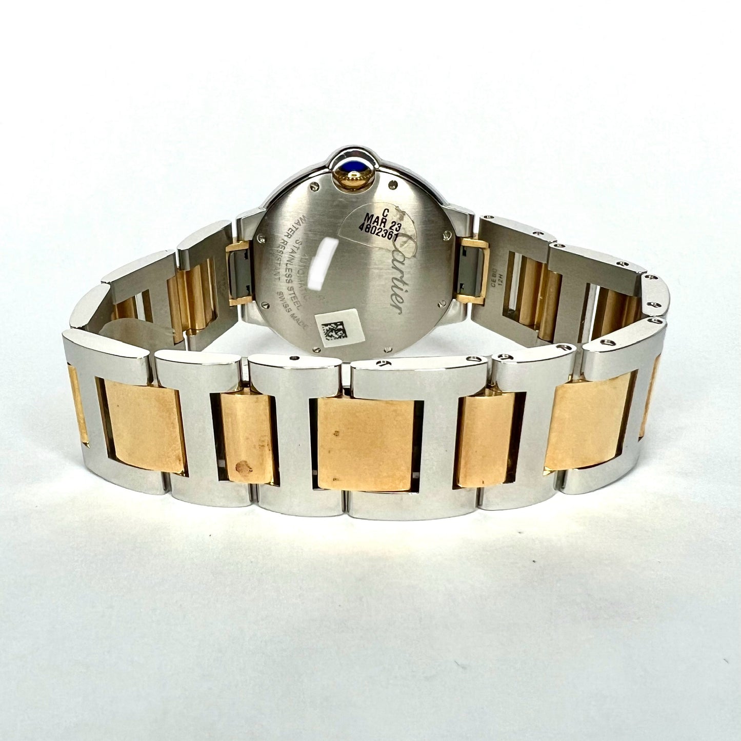 NEW CARTIER BALLON BLEU 36mm Automatic 2 Tone Watch
