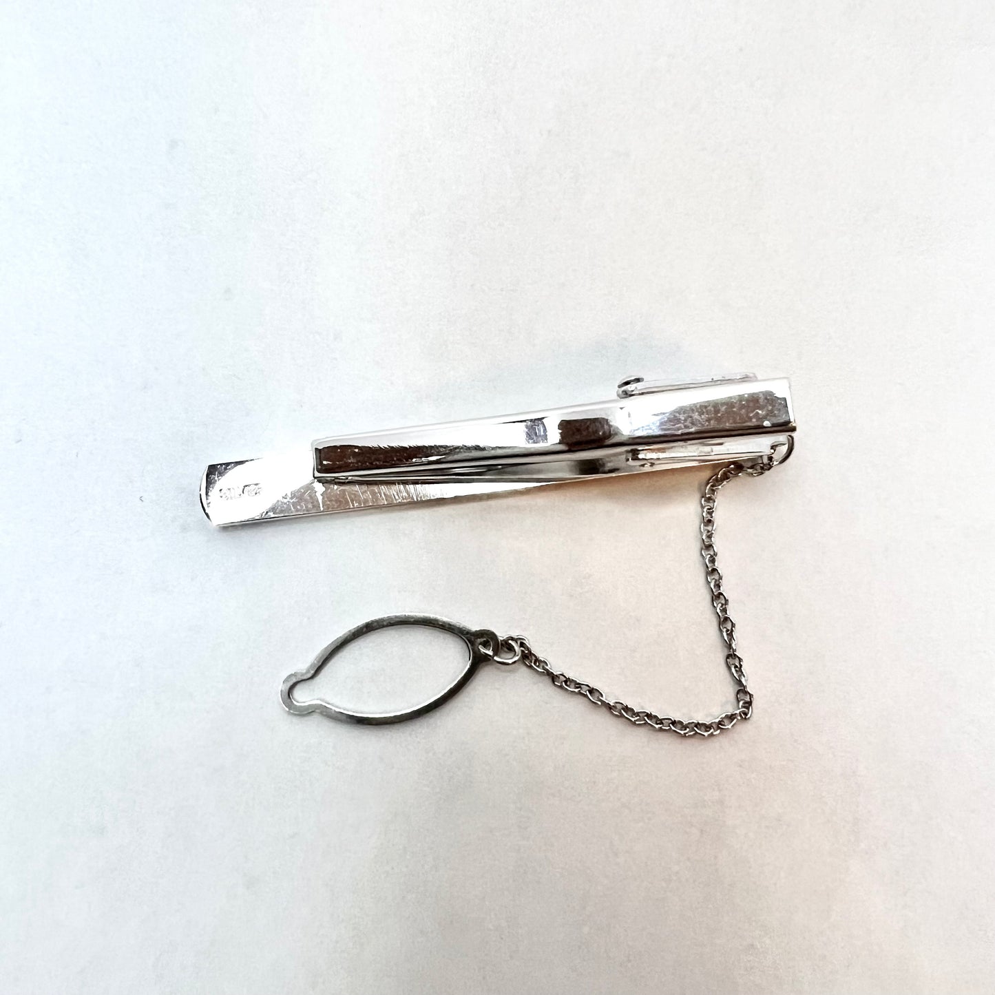 Sterling Silver CUFFLINKS and TIE BAR 20.35G