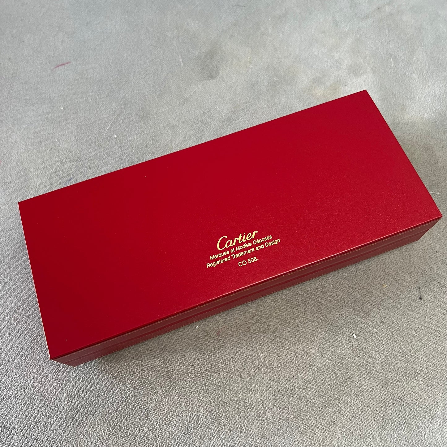 CARTIER STYLO BILLE DIABOLO Pen Box + Outer Box 7.15x3x1.40 inches