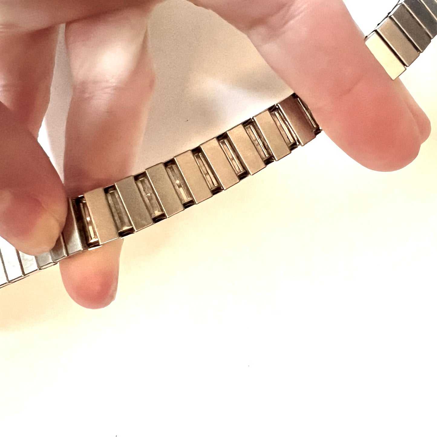 14mm Stretchy Stainless Steel BRACELET BAND 5.60 inches long + stretch