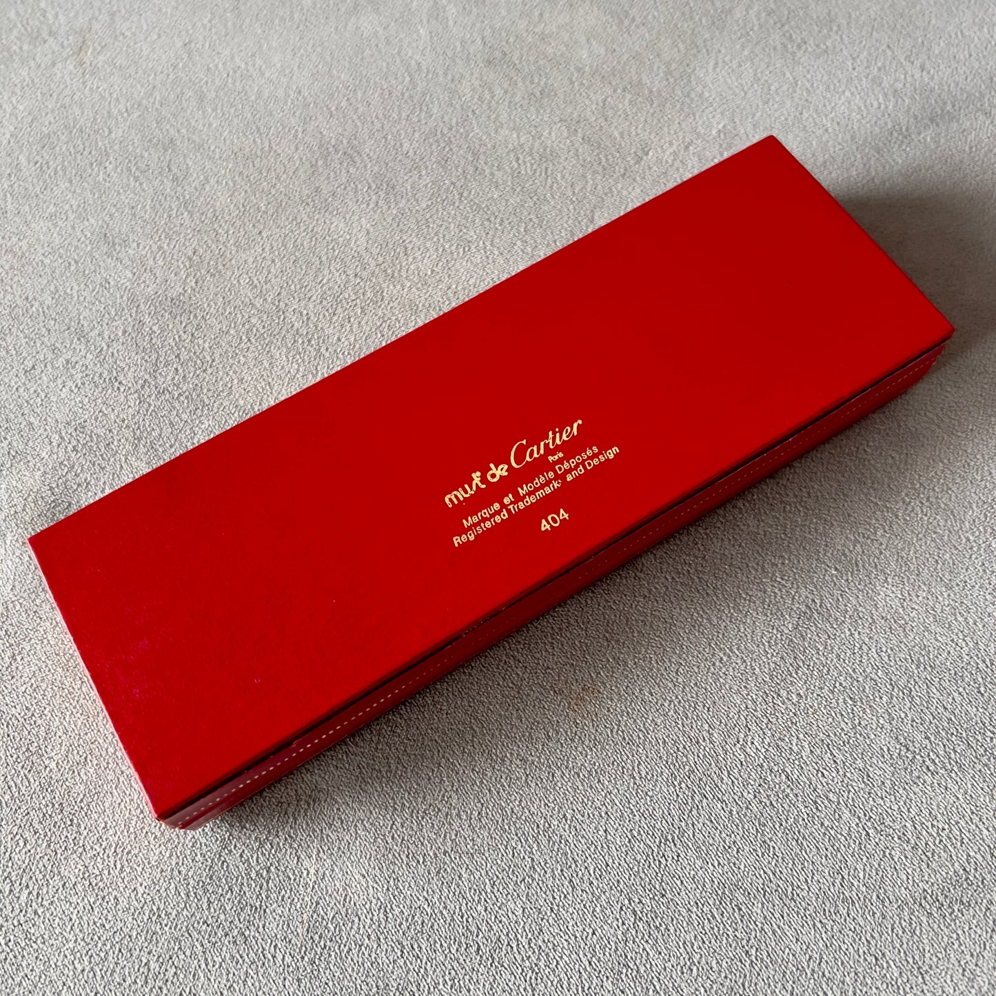 MUST DE CARTIER Pen Box 7x2.30x0.80 inches