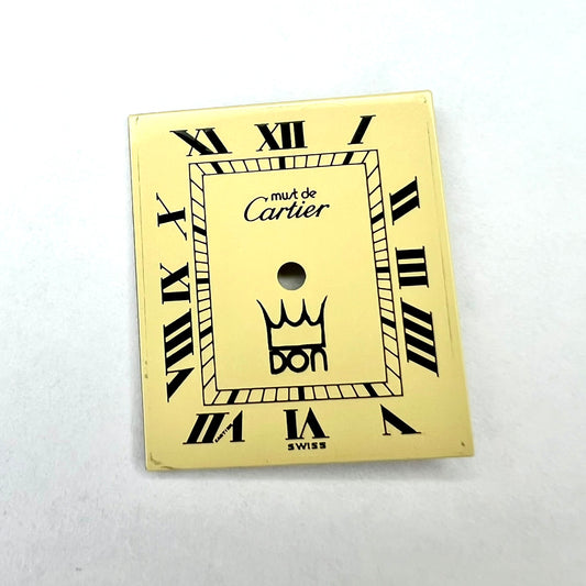 RARE! Limited Edition CARTIER DON KING Tank Dial 17.9x20.7mm