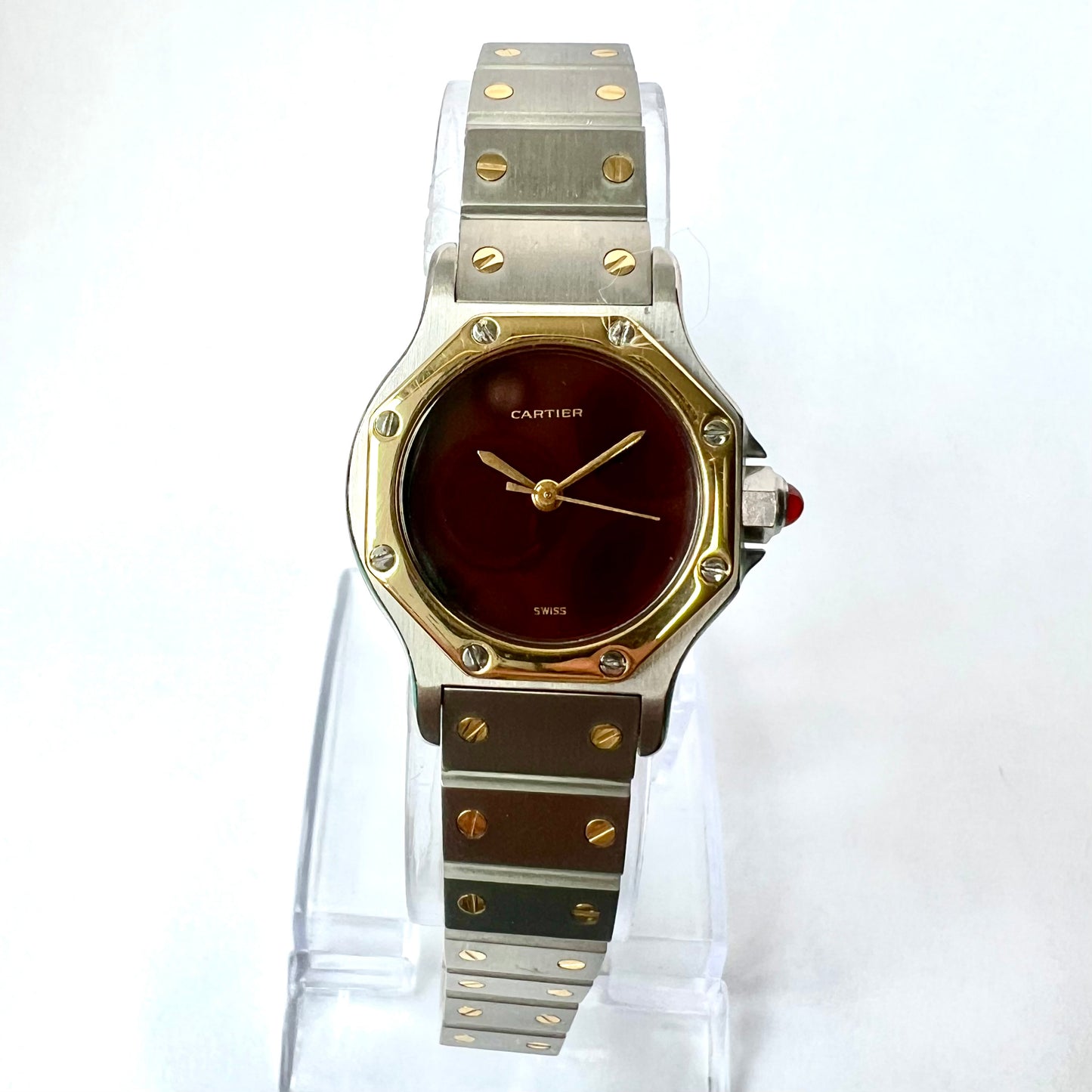 CARTIER SANTOS OCTAGON 25mm Automatic 2 Tone Watch