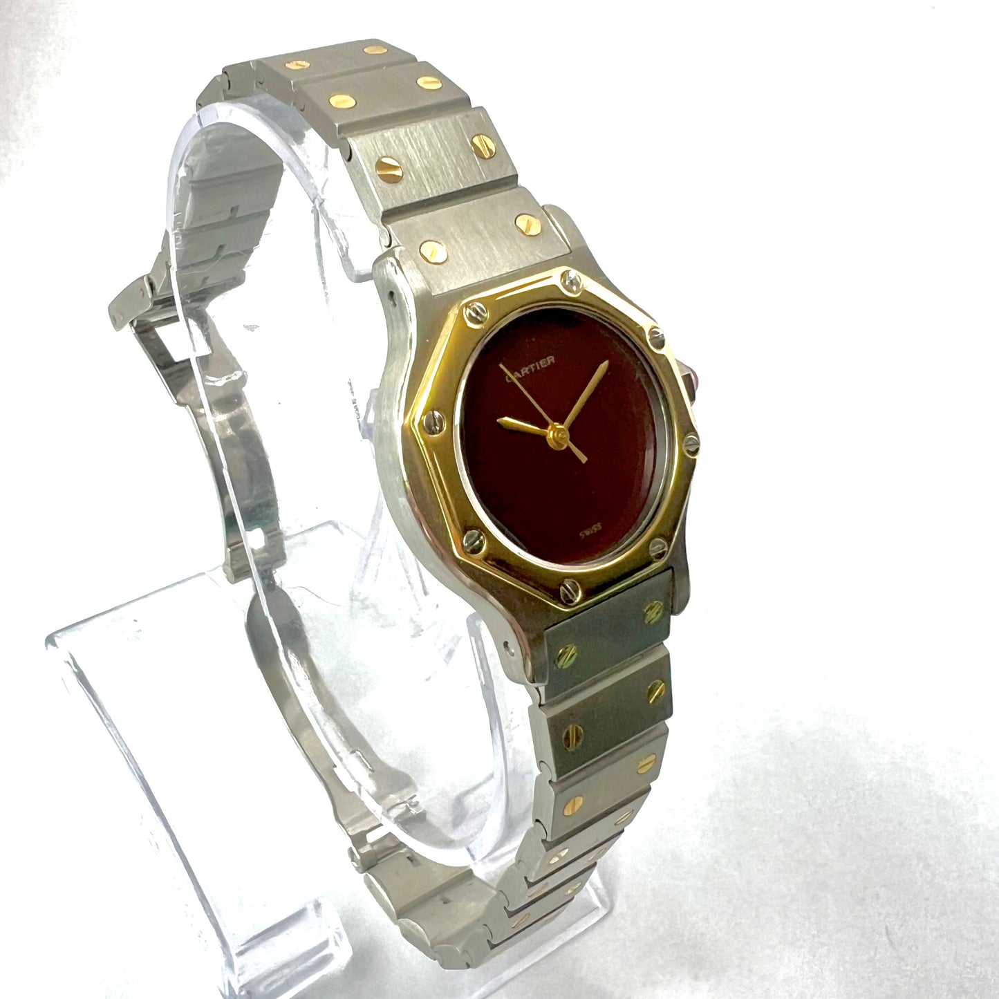 CARTIER SANTOS OCTAGON 25mm Automatic 2 Tone Watch